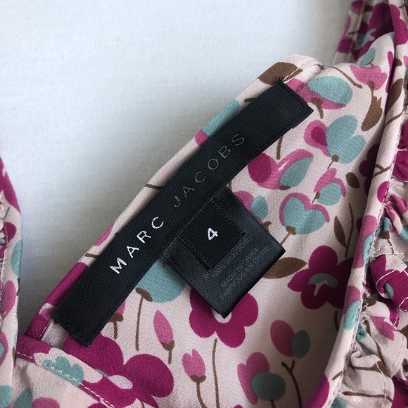 Marc Jacobs Silk Floral Dress, size 4 - Picture 2 of 4